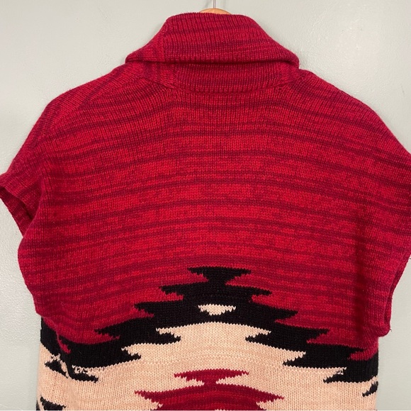 Ralph Lauren Lauren Jeans Company Vintage Southwestern Wool Knit Aztec Sweater - Picture 6 of 7